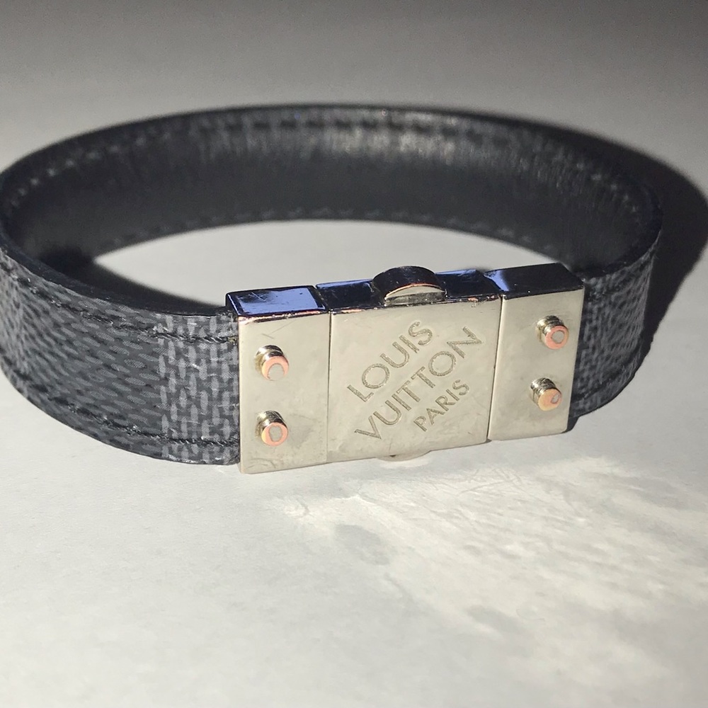 LV DAMIER CLIP 14mm REVERSIBLE BRACELET